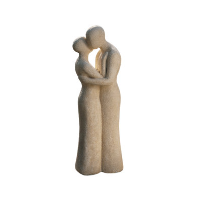 Statue de couple silhouette douce