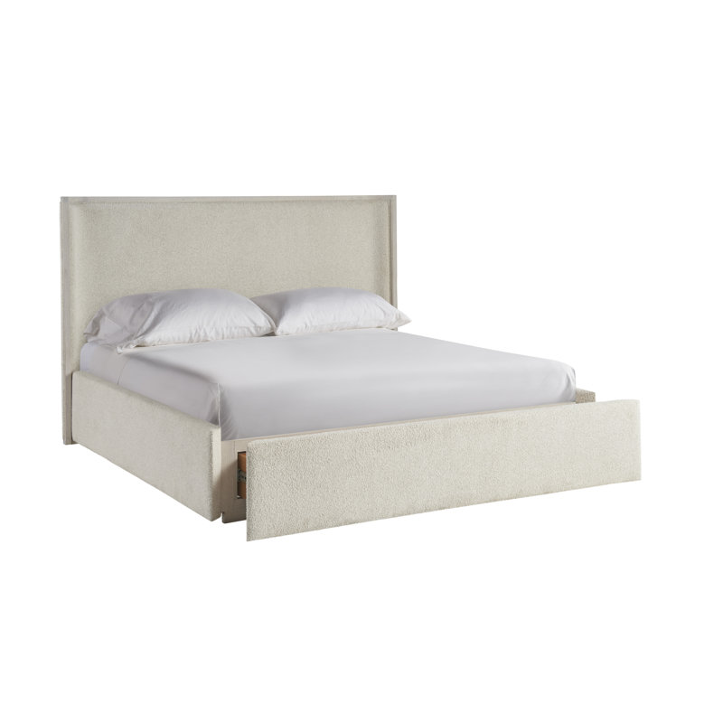 Lit de rangement tapissier Caterina, Très grand, Cream