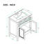 Meuble-lavabo moderne 30 pouces