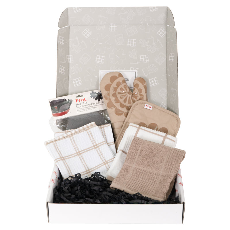 T-fal Essential Collection, Kitchen Gift Set, Sand