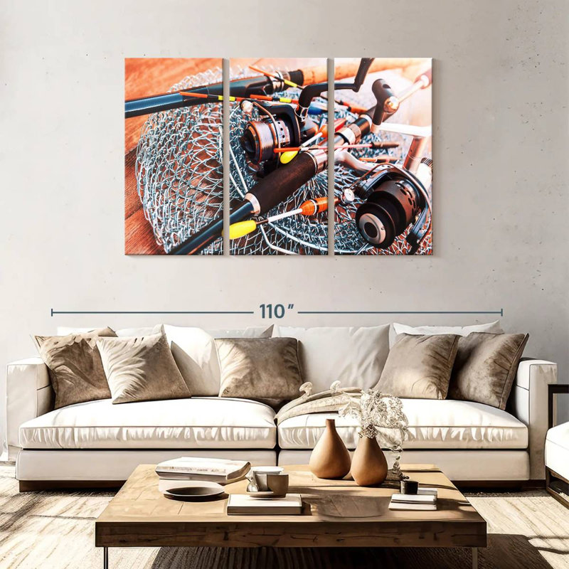 Senne Ready To Fish, 48" H x 74" W