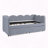 Gingham Daybed Storage Drawers USB Port Wave Shaped-319670740-319670697