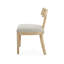 Ensemble de 2 chaises de salle à manger rustiques en bois vieilli-1628061925