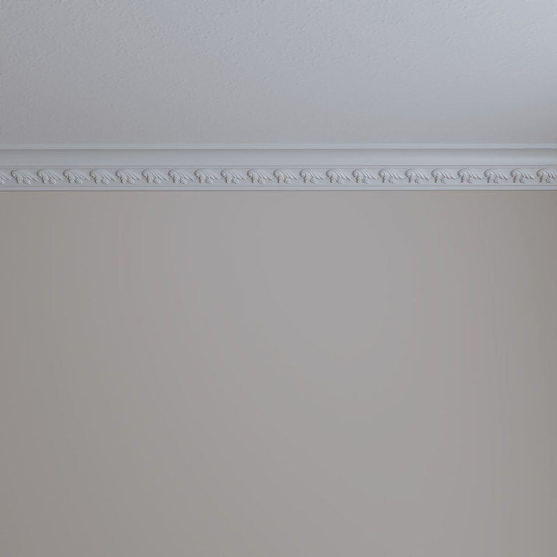 Tristan White Polyurethane Decorative Crown Moulding