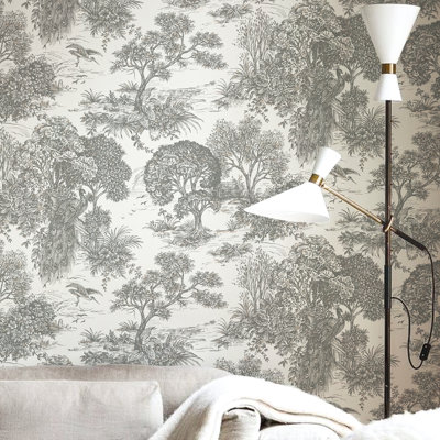 Classic Toile Wallpaper Roll 