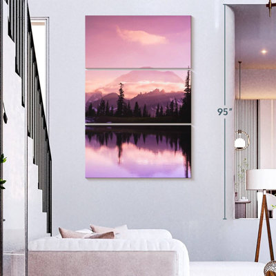 Alvord Mount Rainier Purple Sunset