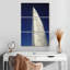 Voile blanche de bateau-1023974996