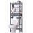 4-tier  Over The Toilet Storage Organizer Rack Freestanding Shelf  Bamboo-1302154899
