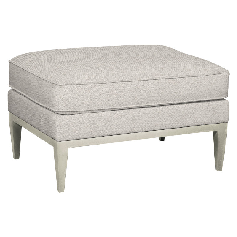 Camilla Upholstered Ottoman, Impala Linen, Navajo