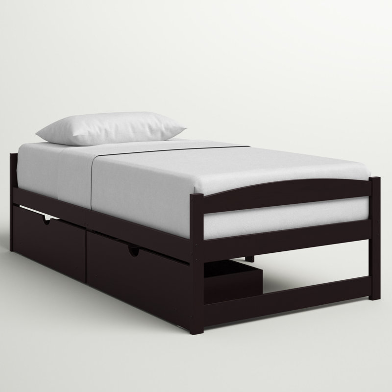 Meacham Kids Twin with Drawers, Espresso