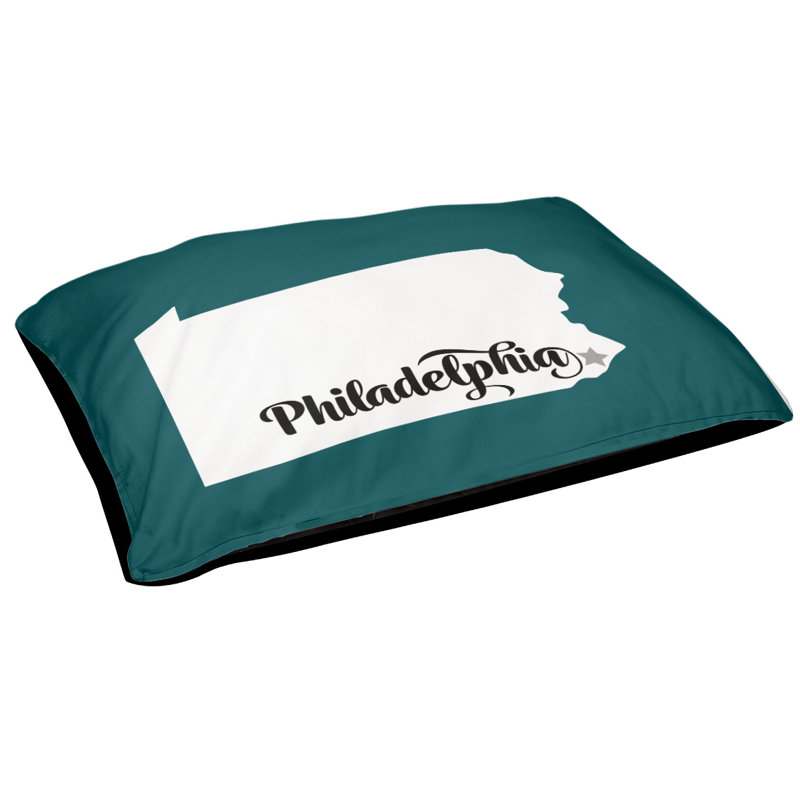 Coussin d'extérieur pour chien Home Sweet, Petit (l 28 po x P 18 po x H 6 po), Football ou soccer, Home Sweet Outdoor Dog