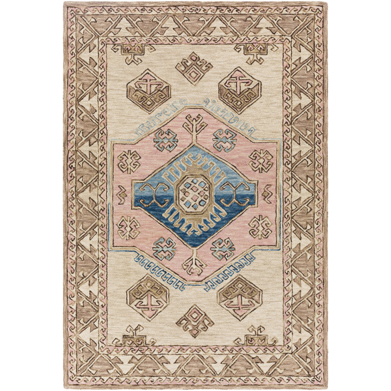Torbart Wool Oriental Indoor Rug, Rectangle 2' x 3'
