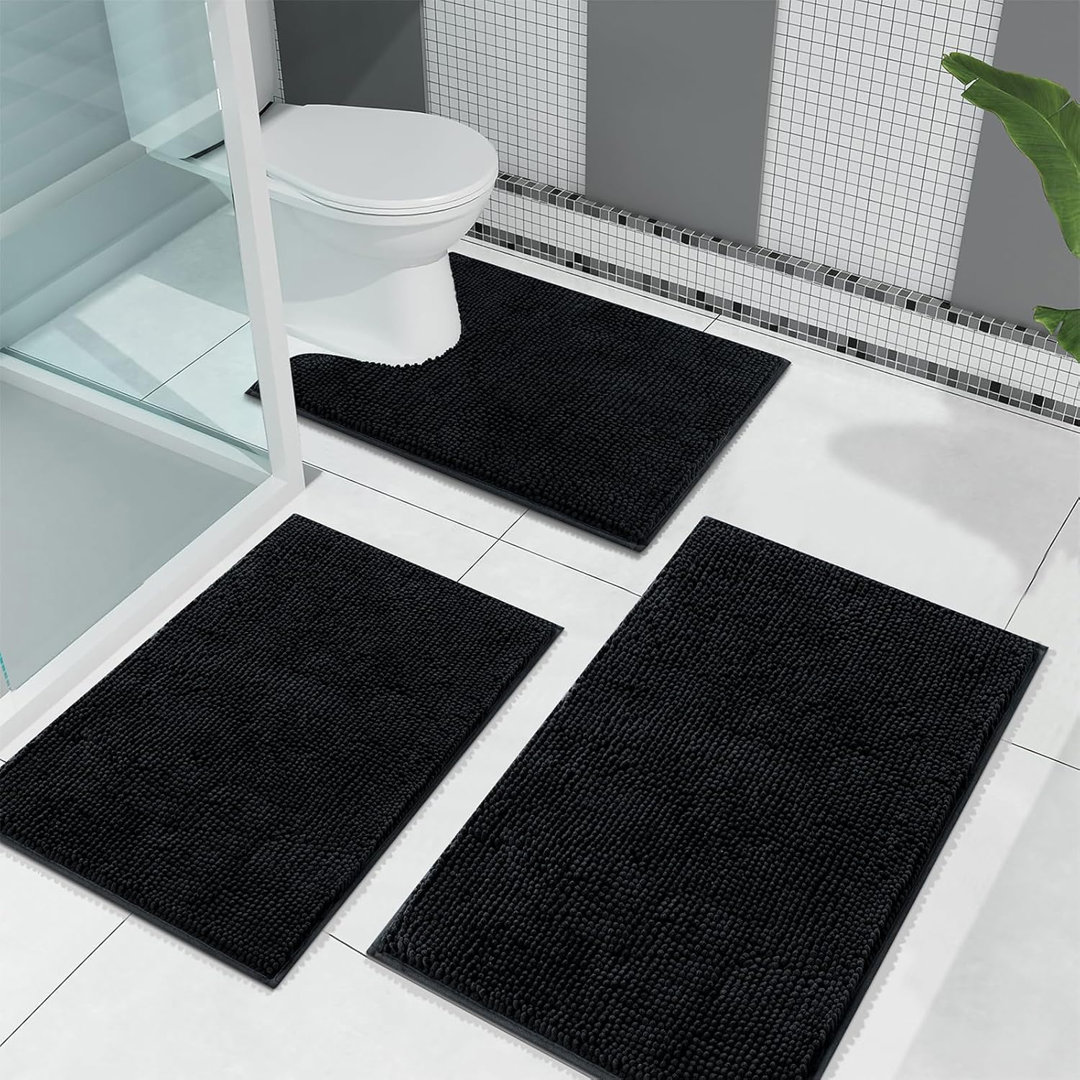 2 Piece set Rectangle Bath Mat