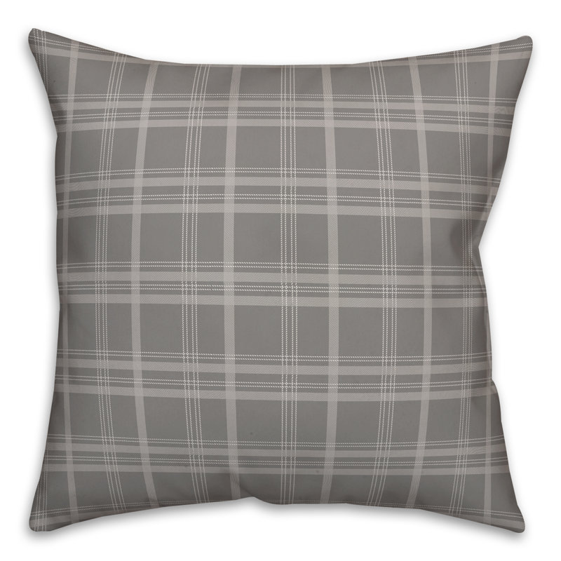  Plaid Throw Pillow