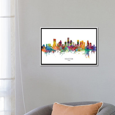 Houston Texas Skyline by Michael Tompsett - Print