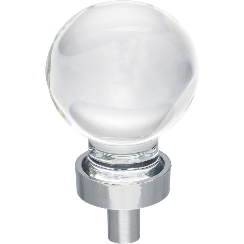 Harlow Round Knob, Polished Chrome, 1 1/16"