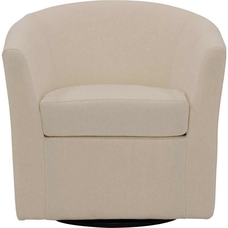 Fauteuil demi-tonneau pivotant 31 po Hansell, Glace Chloe
