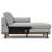 Morrison - Right Sectional Sofa - Mist Grey