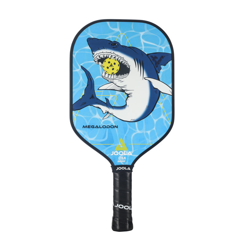 Palette de pickleball pour enfants JOOLA - Megalodon Shark Edition - Palette de pickleball pour enfants
