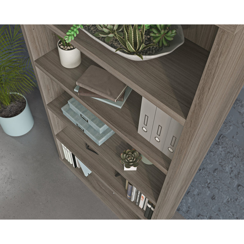 Bibliothèque Harriss Cc, Orme Hudson,  (5 tablettes) H 65,984 po x l 34,803 po x P 11,33