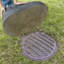  Énorme pierre décorative d'extérieur résistante aux intempéries en grès réaliste pour paysage de patio de jardin, couverture utilitaire légère Boulder