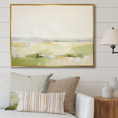 «Meadow Minimalist Pastoral II», reproduction sur toile
