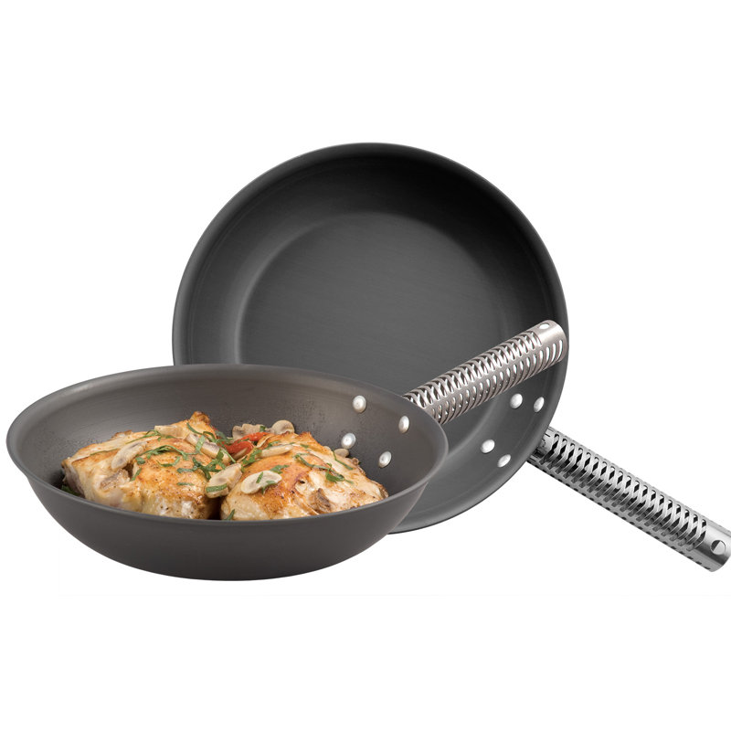 LloydPans Kitchenware 8 Inch and 10 Inch Fry Pan Skillet Set