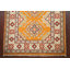 Tapis doré en laine noué à la main de conception unique 1 pi 11 po x 3 pi 0 po