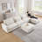 Modular Large U-Shape Sectional Sofa,Double Extra Ottomans-993706061