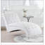 Chaise longue sans accoudoirs touffetée