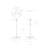 Josnyel 3 - Light Steel Dimmable Chandelier-53246867