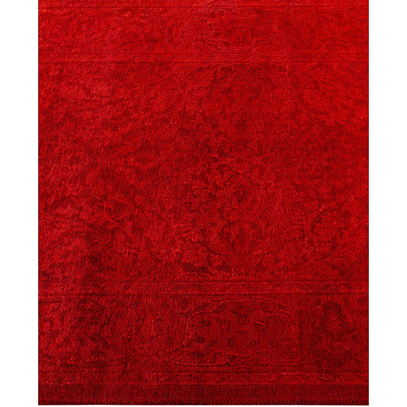 Overdyed One-of-a-Kind 2' 8" X 7' 10" Hand Knotted Area Rug
