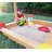 Exaco 40'' x 51'' Solid Wood Sandbox with Cover