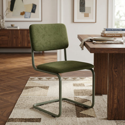 Chaise en velours Walsh
