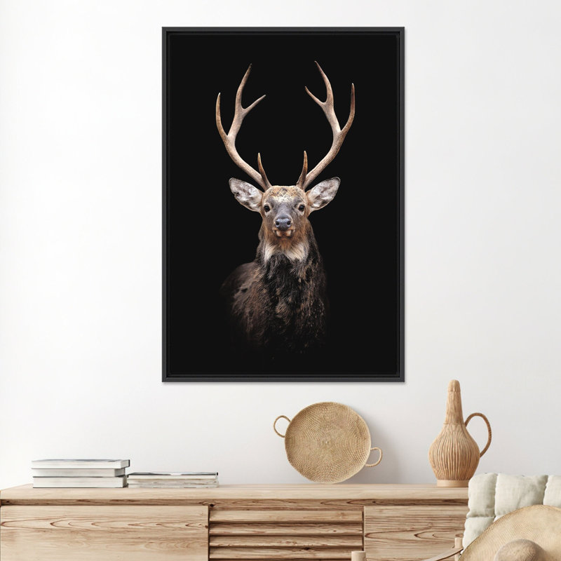 Toile imprimée: décor rustique d'animaux de ferme, art de la maison élégant, toiles encadrées noires 1P