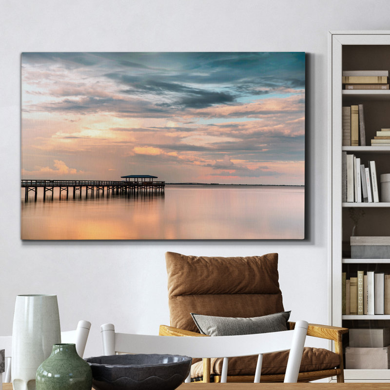 Harbour Sunset - Impression sur toile tendue, H 18 po x l 12 po x P 1 po