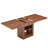 An Expandable Dining Table With Storage Space ,Expandable Kitchen Dining Table. Rectangular Pull Table With Sturdy MDF Frame,  Accommodating 4-8 People.-1240121032