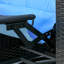 Fauteuil inclinable pour l'extérieur - bleu, rotation à 360 °, repose-pieds relevable, fonction pivotante extérieure pour balcon, coussins moelleux, véranda