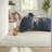 Luxury Navy Cotton Bedding Set, Modern Comforter For Home