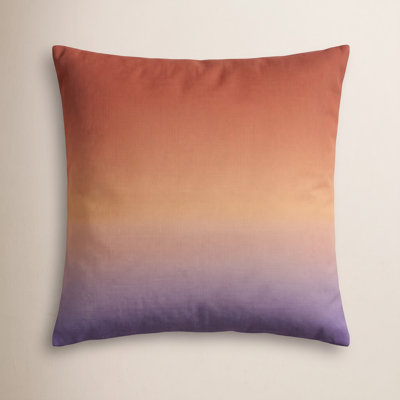 Deadra Ombre Linen Reversible Throw Pillow
