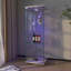 Vitrine moderne en verre avec lumières DEL-1354622216