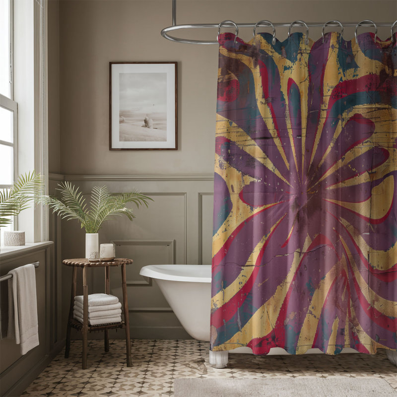 Rideau de douche Aged, H 74 po x l 71 po