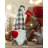 Rae Dunn Christmas Gnome Stuffed Holiday Accent