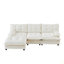 Canapé 107 po 3 places Cloud, canapé modulaire modulaire, canapé moderne à assise profonde pour le salon, coussin de siège confortable en treillis décoré, tissu chenille respirant-207978596