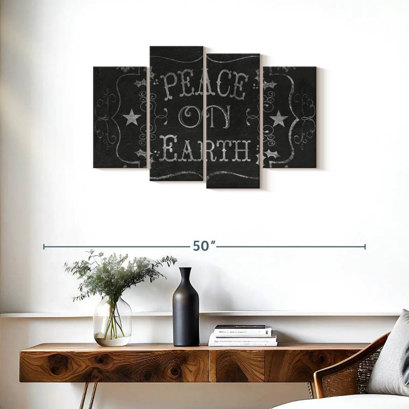 Tableau noir Lelend Peace On Earth