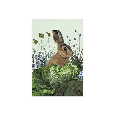 Cabbage Patch Rabbit III by Fab Funky - Unframed Graphic Art