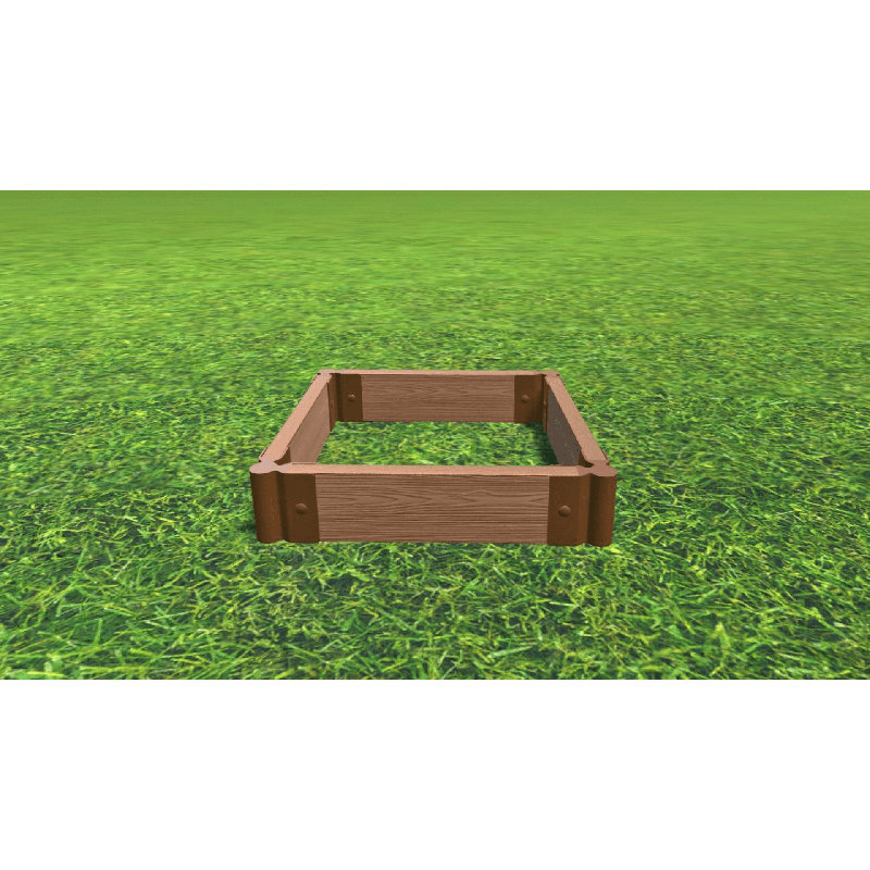 Lit de jardin surélevé en composite 2 pi x 2 pi, H 5,5 po x l 24 po x P 24 po