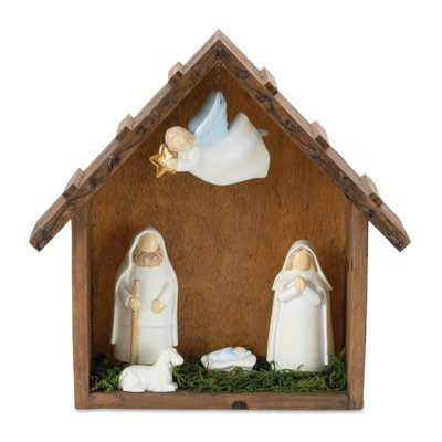 Présentoir de crèche des Fêtes L 10 po