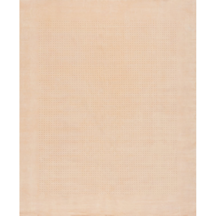 Sincerity Wool Area Rug in Pink