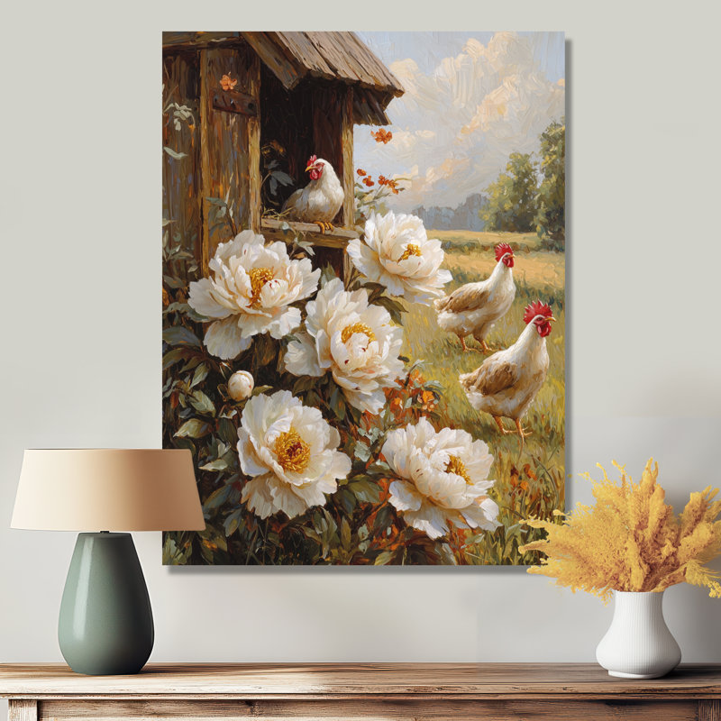 Edgin - Floral Wall Art Prints, Ne s'applique pas, Toile tendue, H 20 po x l 12 po